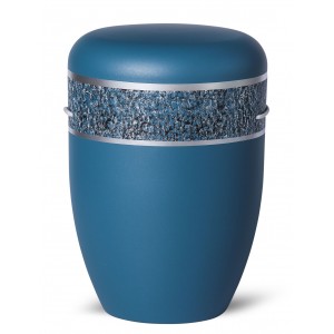 Biodegradable Cremation Ashes Funeral Urn / Casket – MARINE BLUE